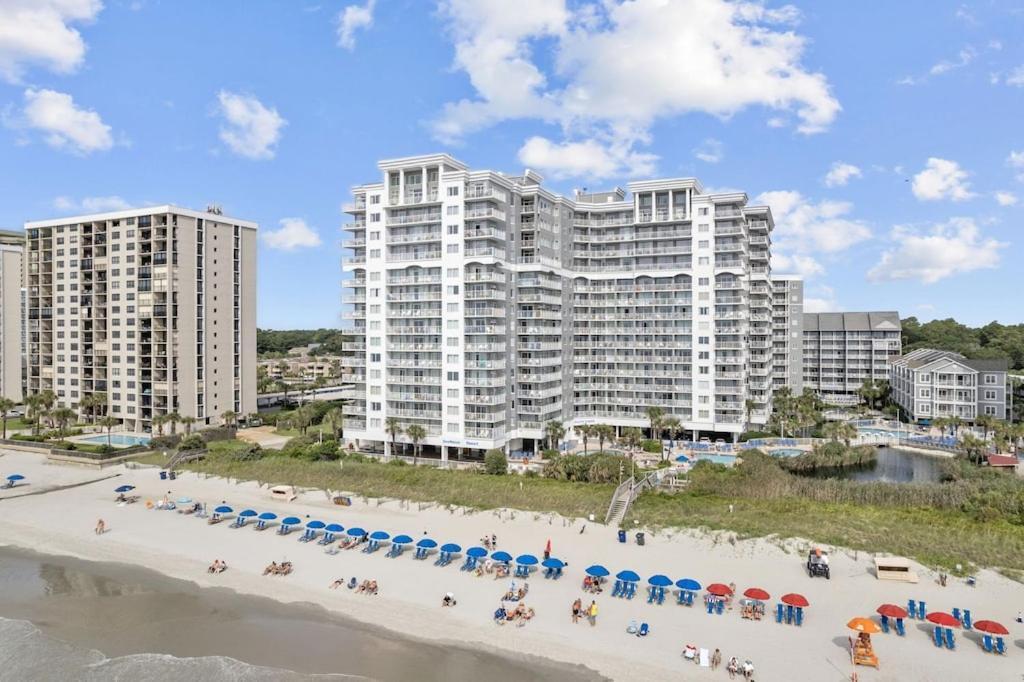 Direct Oceanfront- King Bedroom- Amazing Views/Pools/Hot Tubs/Beach Access/Golf マートルビーチ エクステリア 写真